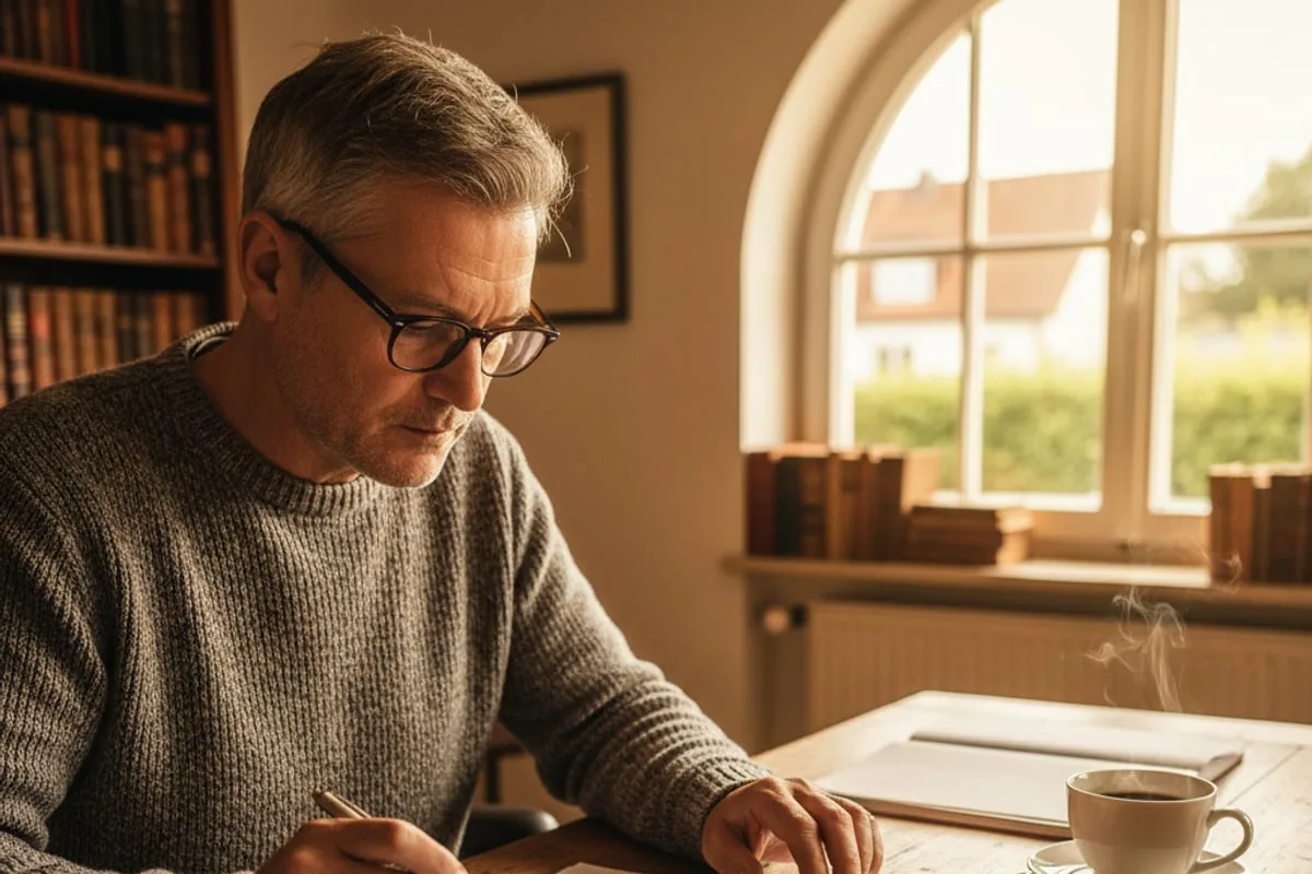 Rechnung und Handwerker-Werkzeug auf einem Tisch